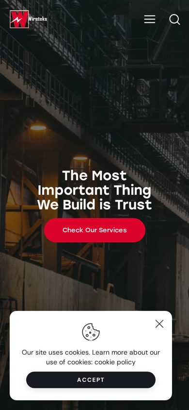 Wireteks Int'l Co. - Engineering Solutions mobile website preview